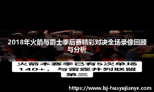 2018年火箭与爵士季后赛精彩对决全场录像回顾与分析